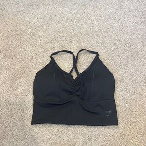 gym shark bra/crop top black